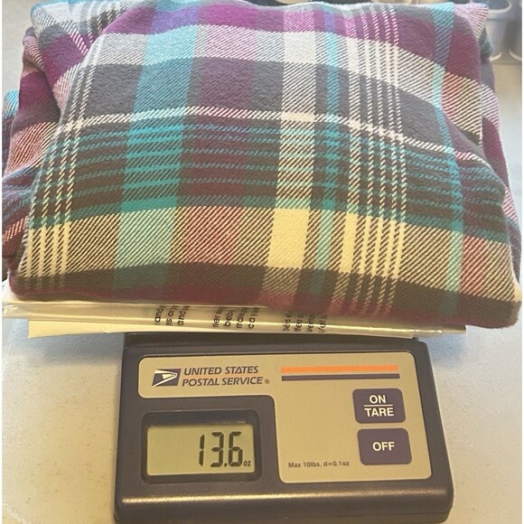 Patagonia Organic Cotton‎ Womens Size 8 Plaid Flannel Hiking Outdoors Mountains - Picture 12 of 12